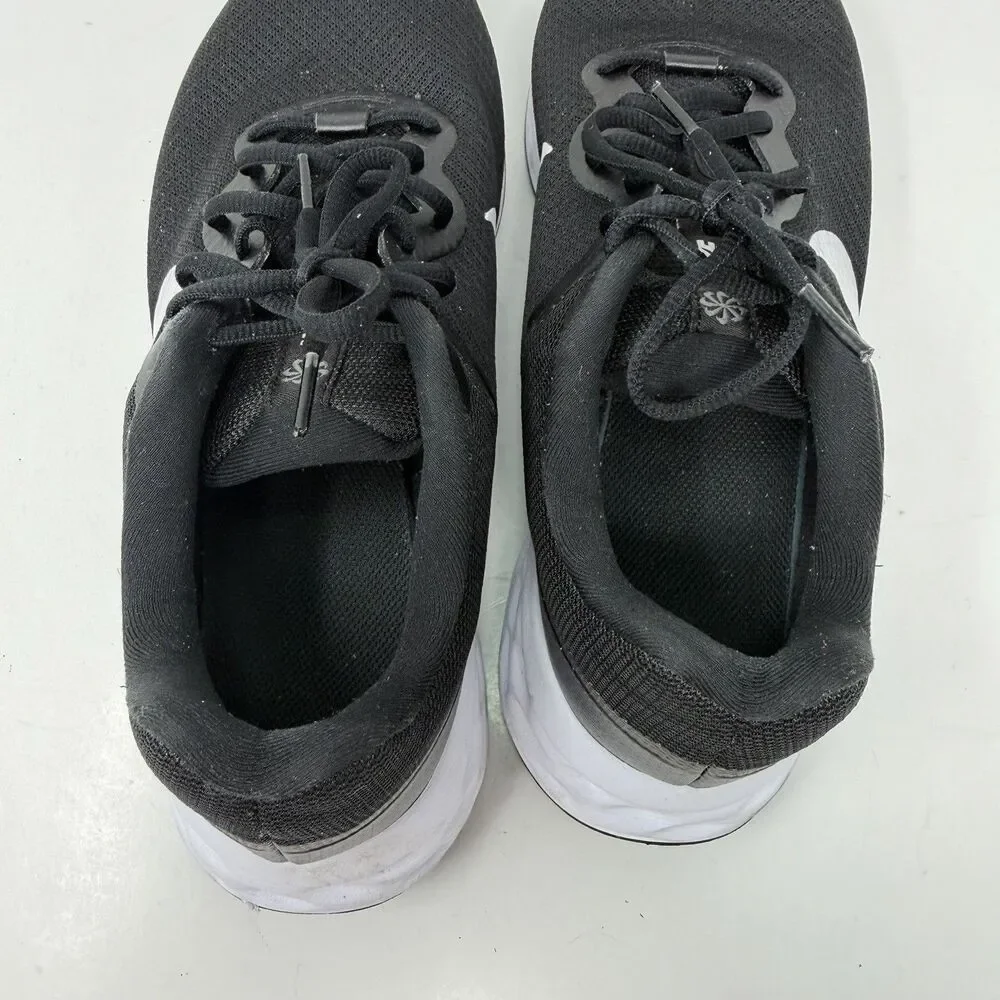 Nike Revolution 6 Next Nature Running Shoes Black/ White Men's Sz 10 US No Box
